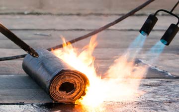 Blackoe asphalt flat roofing repairs